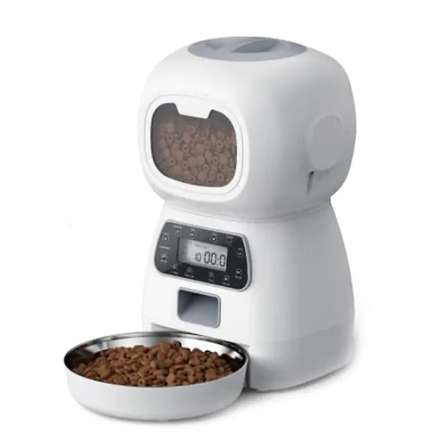 Smart Pet Food Dispenser - Intelligently Feed Your Pet When You're Away!