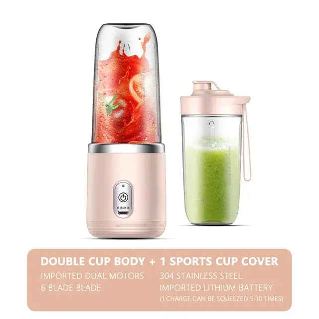 Portable Juicer Blender - Juice and Make Smoothies On The Go!