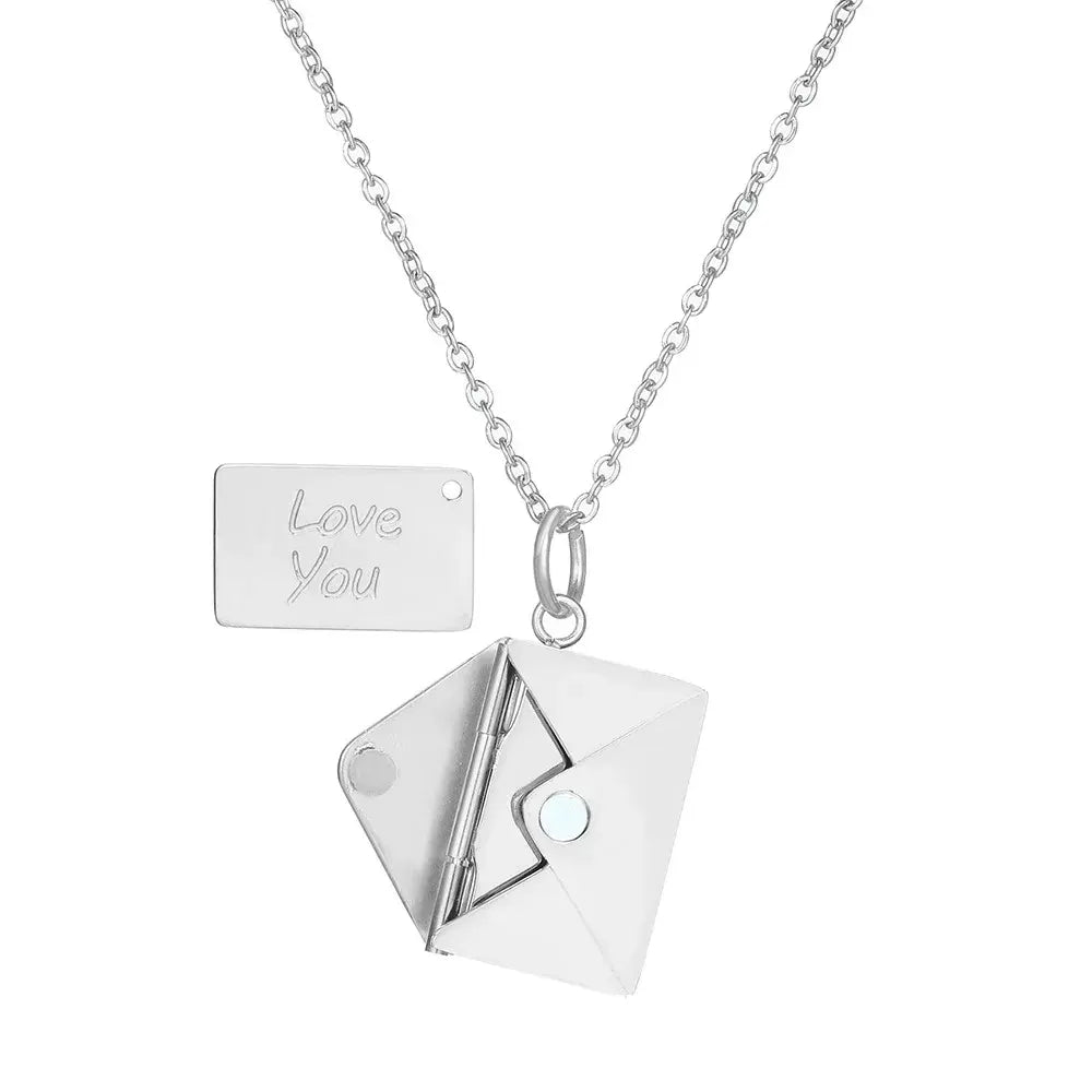 Love Letter Envelope Necklace - Unique Gift for Your Loved One!